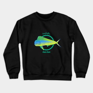 Reefhorse Mahi Mahi Green Ring Crewneck Sweatshirt